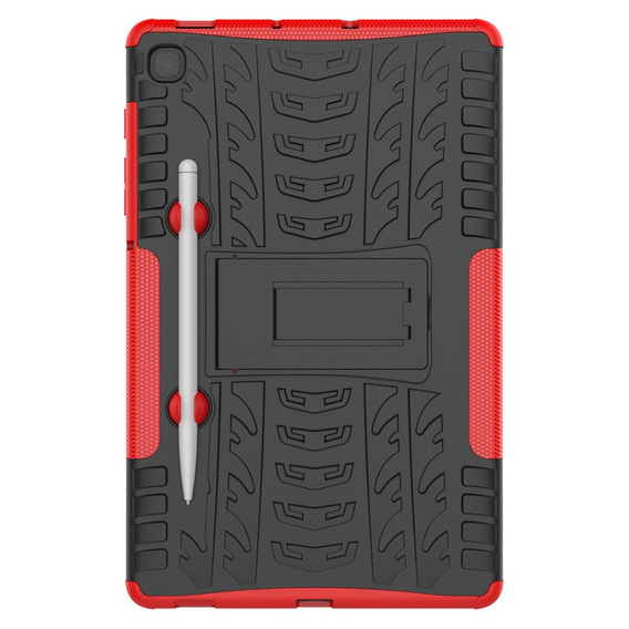 Case for Samsung Galaxy Tab S6 Lite, Tire Armor, red