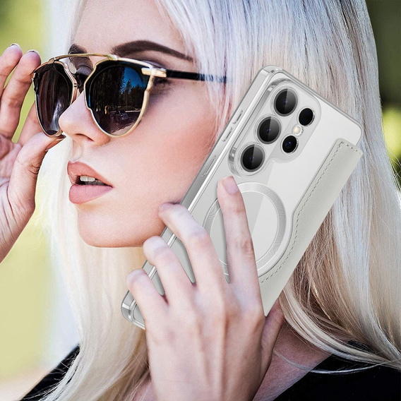 RFID Wallet MagSafe flip case with camera protection for Samsung Galaxy S26 Ultra