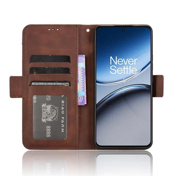 Flip case for OnePlus Nord 4, Card Slot, brown