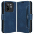 Flip case for Realme GT 7 Pro, Card Slot, dark blue