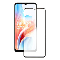3D Tempered Glass for Oppo A18 4G / A38 4G, black