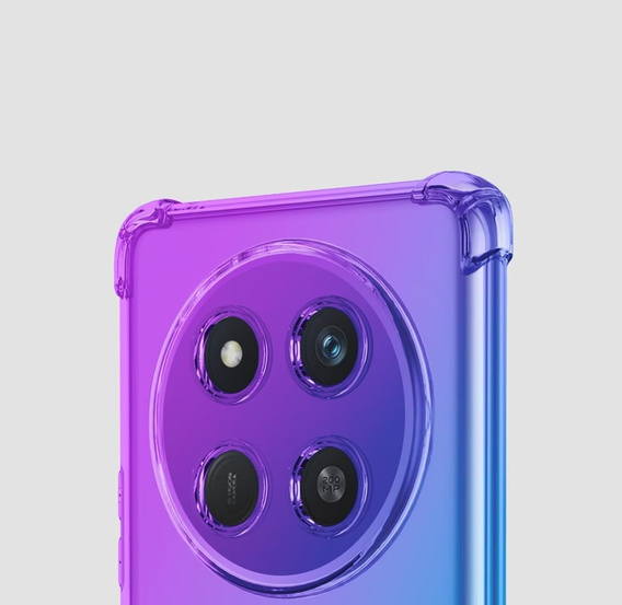 Case for Honor Magic 7 Lite, Gradient Dropproof, Purple / blue