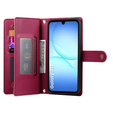 Wallet Zipper Pocket flip case for Samsung Galaxy A17 5G, Wallet Zipper Pocket, red