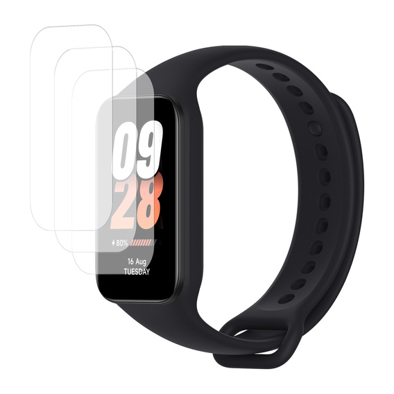 3x ERBORD hydrogel film for Xiaomi Smart Mi Band 8 Active