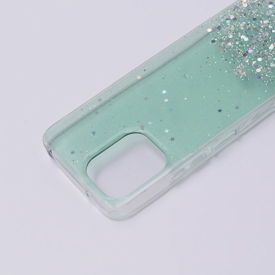 Case for Xiaomi Redmi 12, Glittery, green