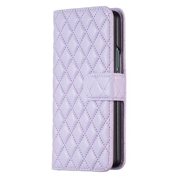 Flip case for Samsung Galaxy Z Fold6 5G, Wallet, BINFEN COLOR, purple