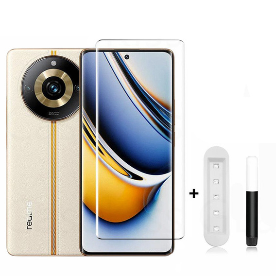 UV Tempered Glass for Realme 11 Pro / 11 Pro +