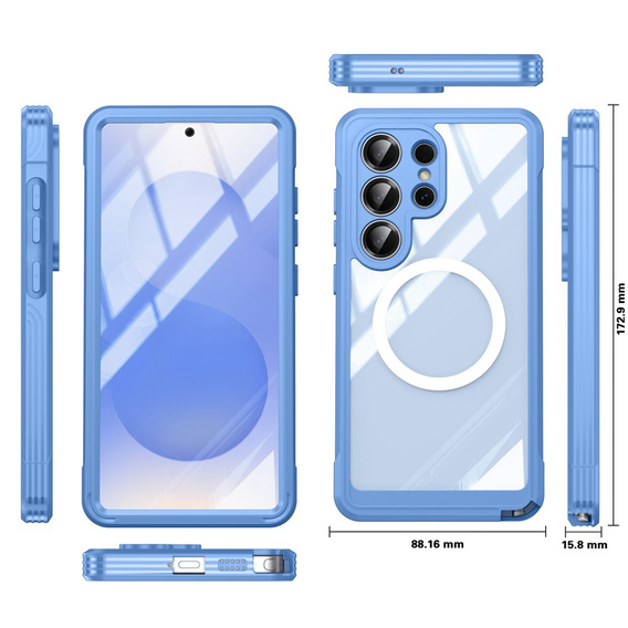 Shockproof case with glass, for MagSafe for Samsung Galaxy S26 Ultra