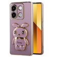 Case for Xiaomi Redmi Note 13 5G, Rabbit, purple + 9H Tempered Glass