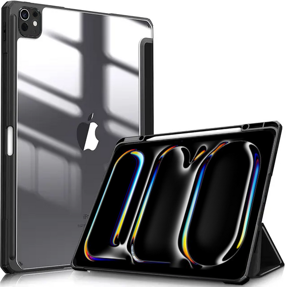 Case for iPad Pro 11" 2024 (5 gen.), Smartcase Hybrid, with stylus space, black