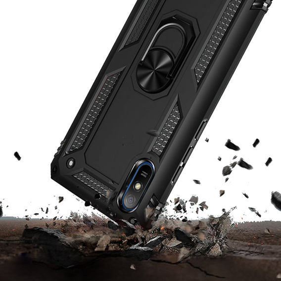 Armor Case for Xiaomi Redmi 9A, Nox Case Ring, black