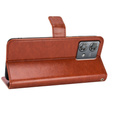 Flip case for Motorola Edge 40 Neo, Crazy Horse Wallet, brown
