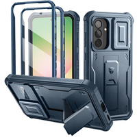 Armored case for Samsung Galaxy A56 5G, Dexnor Full Body (Two Frames), blue