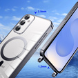 Case for Samsung Galaxy S25+ Plus, Electro MagSafe, black + Lanyard