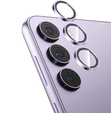 2x ERBORD tempered glass for camera to Samsung Galaxy S24+ Plus, purple