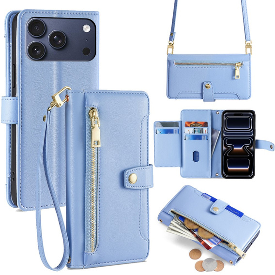 Flip case with zip pocket for iPhone 17 Pro