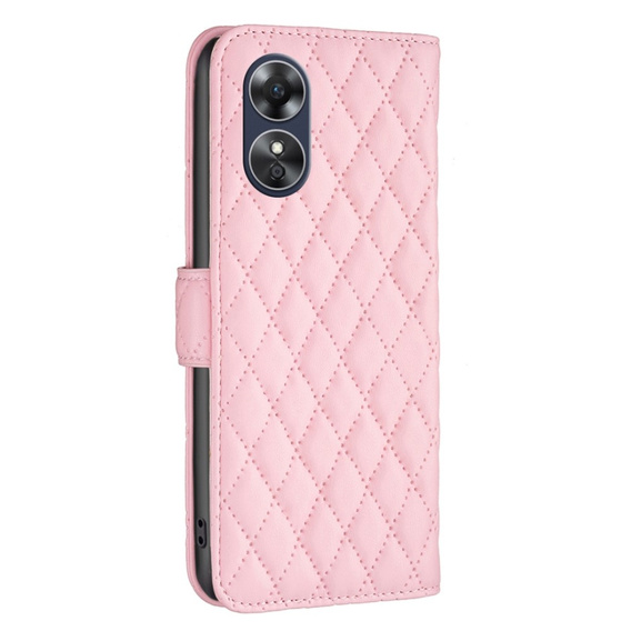 Flip case for Oppo A17, Wallet, BINFEN COLOR, pink