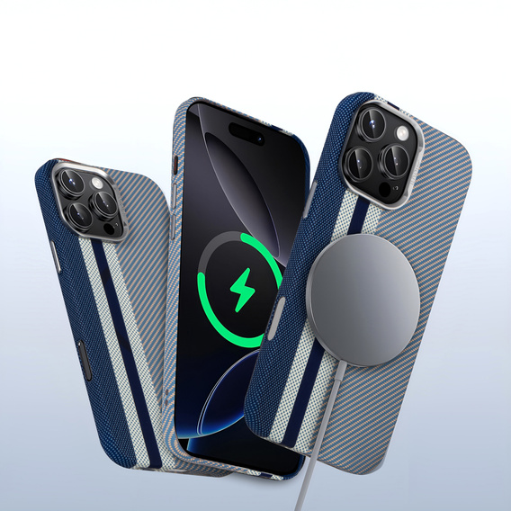 MagSafe's iPhone 16 Pro Case, Carbon Fiber, Blue