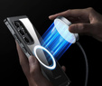 Case for Samsung Galaxy S23 FE, Shockproof, with screen film, for MagSafe, black
