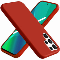 Case for Samsung Galaxy S22 Ultra 5G, Silicone Lite, red
