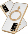 Case for Samsung Galaxy S20 FE, Electro MagSafe, gold + Screen Glass