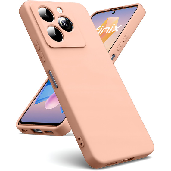 Case for Infinix Hot 40i, Silicone Lite, pink
