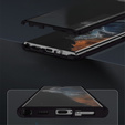 Case for Samsung Galaxy S22 Ultra, Magnetic Dual Glass, black