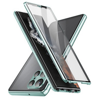 Case for Samsung Galaxy S21 Ultra, Magnetic Dual Glass, green
