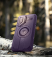 Armored case for Samsung Galaxy S25+ Plus, Dexnor CamProtect MagSafe, purple (Two frames)