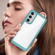 Case for Samsung Galaxy S23 FE, Fusion Hybrid, transparent / blue