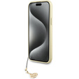 Guess 4G Charms case with charm for iPhone 15 Pro