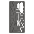 Spigen case for Samsung Galaxy S25 Ultra, Liquid Air, grey + 9H Tempered Glass