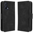 Flip case for Motorola Moto G85, Card Slot, black