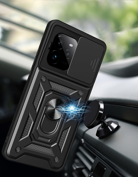 Case for Realme GT 7 Pro, CamShield Slide, black
