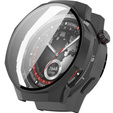 2in1 Case + Tempered Glass for Huawei Watch GT 5 Pro 46mm, black