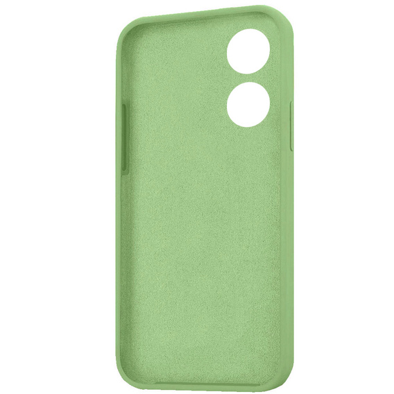 Case for Oppo Reno8 T, Silicone Lite, light green