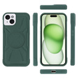 Case for iPhone 15, ERBORD Armor Mag, green