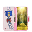 Flip case for Xiaomi Redmi Note 13 Pro 5G, Wallet, Giraffe pink