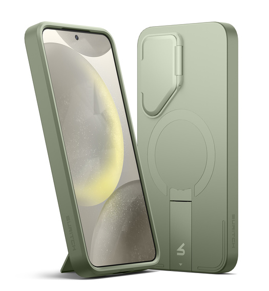 Case for Samsung Galaxy S25+ Plus, Suritch Shockproof, for MagSafe, green