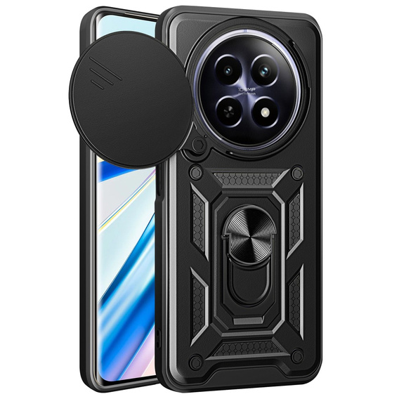 Case for Realme 12, CamShield Slide, black