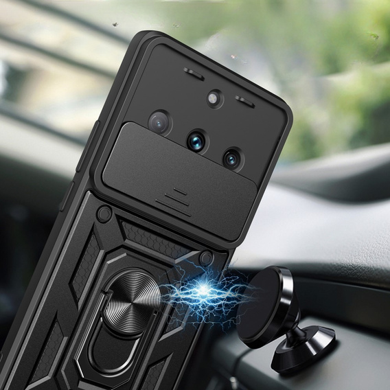Case for Realme 11 Pro 5G / 11 Pro+ 5G, CamShield Slide, black