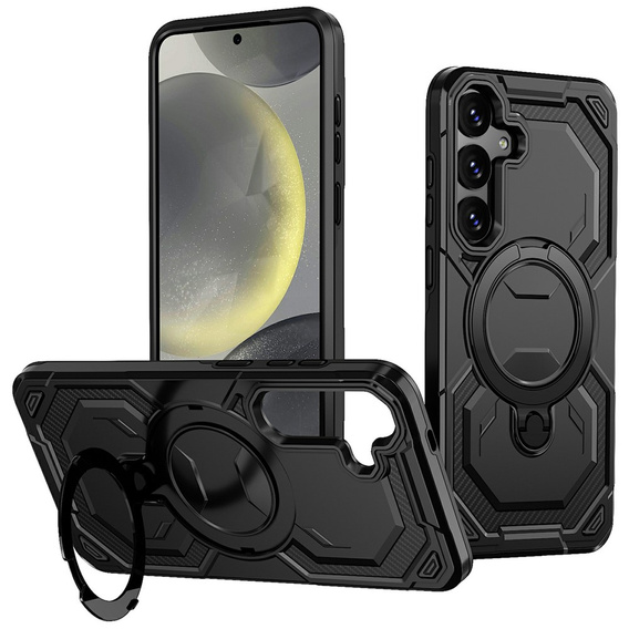 Magnetic case with stand for Samsung Galaxy A57 5G, black