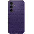 Spigen case for Samsung Galaxy S24, Liquid Air, purple + 9H Tempered Glass