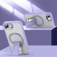 Case for Iphone 16E, Kickstand Matt Case, for MagSafe, purple