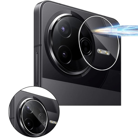 Tempered Camera Glass for Xiaomi Poco F7 Pro, transparent