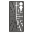Spigen case for Samsung Galaxy S25, Liquid Air, black + 9H Tempered Glass