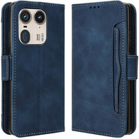 Flip case for Motorola Edge 50 Ultra, Card Slot, dark blue
