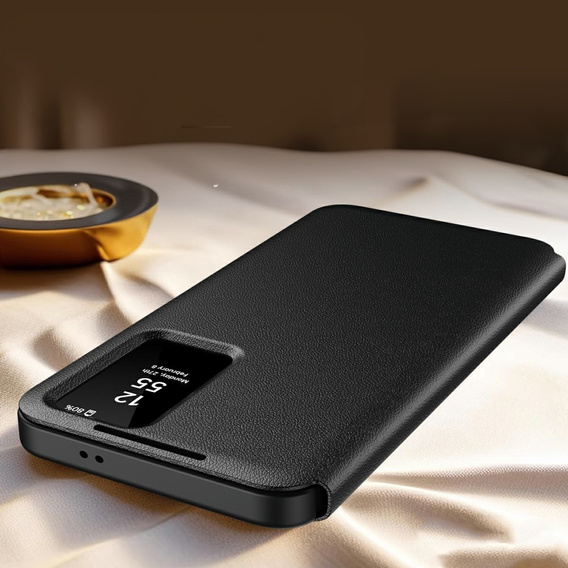 Flip case for Samsung Galaxy A56 5G, Smart View Wallet, black
