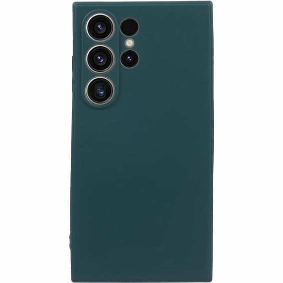 Case for Samsung Galaxy S24 Ultra, Silicone Lite, green