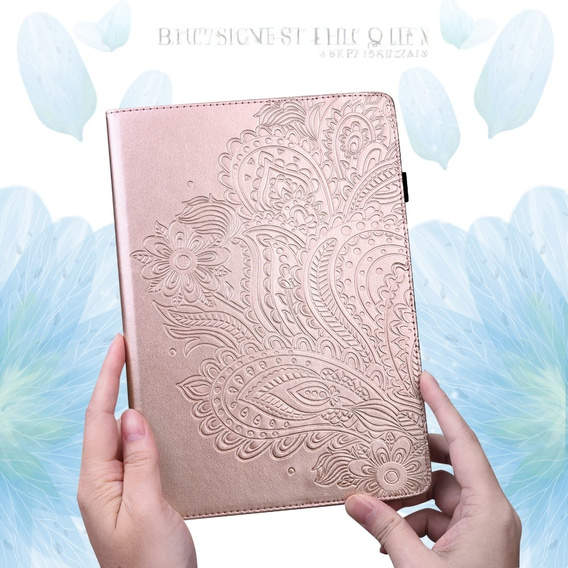 Flap case for Xiaomi Redmi Pad SE 11", flower, pink